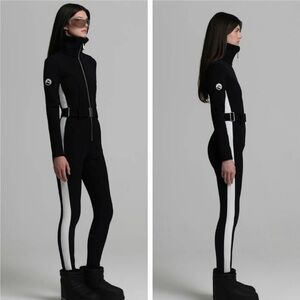 Cordova Women's Black and White Ski Suit